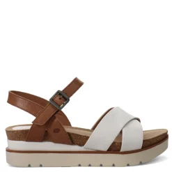 Josef Seibel Wedges|Women's , Clea 10 Sandal White