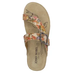 Josef Seibel Sandals|Women's , Tonga 77 Sandal Beige Multi Floral