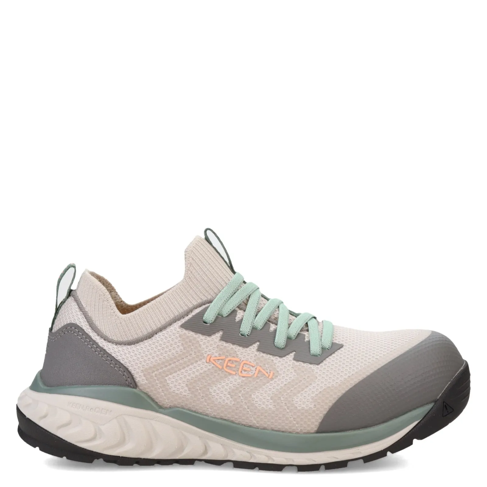 KEEN Utility Work & Safety|Women's , Arvada Shift Comp Toe Work Sneaker Steel Grey/Granite Green