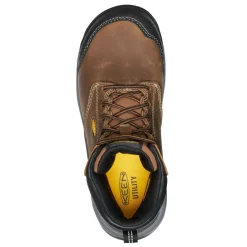 KEEN Utility Boots|Women's , Evanston 6-inch ESD Composite Toe Work Boot Bison/Black