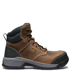 KEEN Utility Work & Safety|Women's , Evanston 6-inch ESD Composite Toe Work Boot Bison/Black