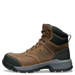 KEEN Utility Work & Safety|Women's , Evanston 6-inch ESD Composite Toe Work Boot Bison/Black