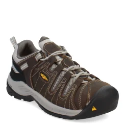 KEEN Utility Work & Safety|Women's , Flint II Steel Toe Work Shoe Cascade Brown/Surf Spray