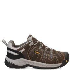 KEEN Utility Work & Safety|Women's , Flint II Steel Toe Work Shoe Cascade Brown/Surf Spray