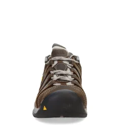 KEEN Utility Work & Safety|Women's , Flint II Steel Toe Work Shoe Cascade Brown/Surf Spray