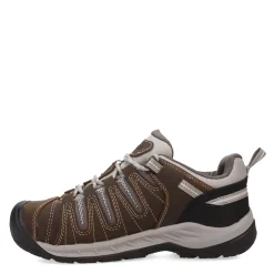 KEEN Utility Work & Safety|Women's , Flint II Steel Toe Work Shoe Cascade Brown/Surf Spray