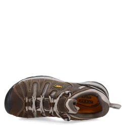 KEEN Utility Work & Safety|Women's , Flint II Steel Toe Work Shoe Cascade Brown/Surf Spray