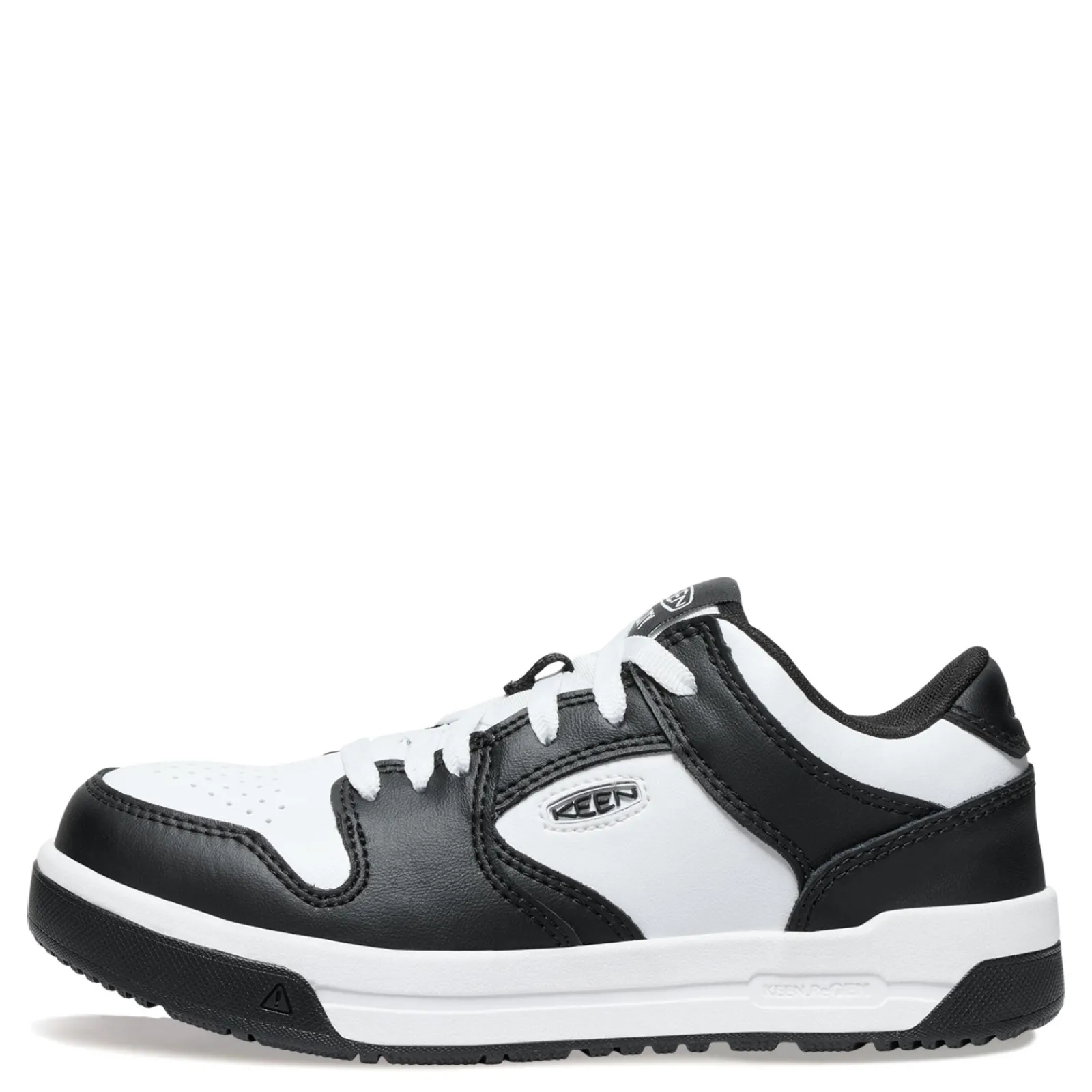 KEEN Utility Sneakers & Athletic|Women's , Overton Comp Toe Work Sneaker White/Black