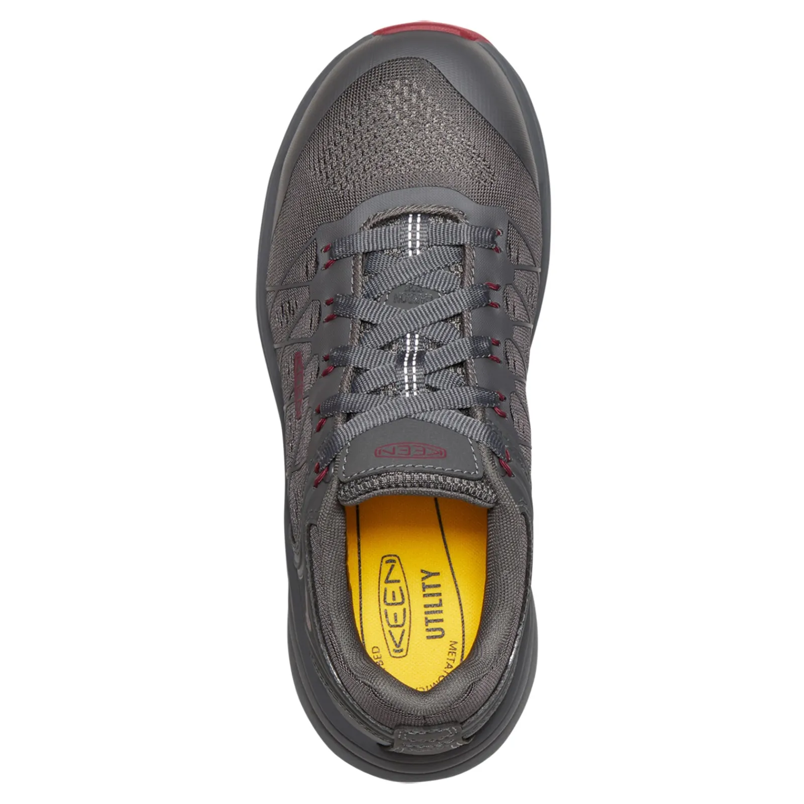 KEEN Utility Work & Safety|Women's , Vista Energy CT Waterproof Work Shoe Magnet/Rhubarb