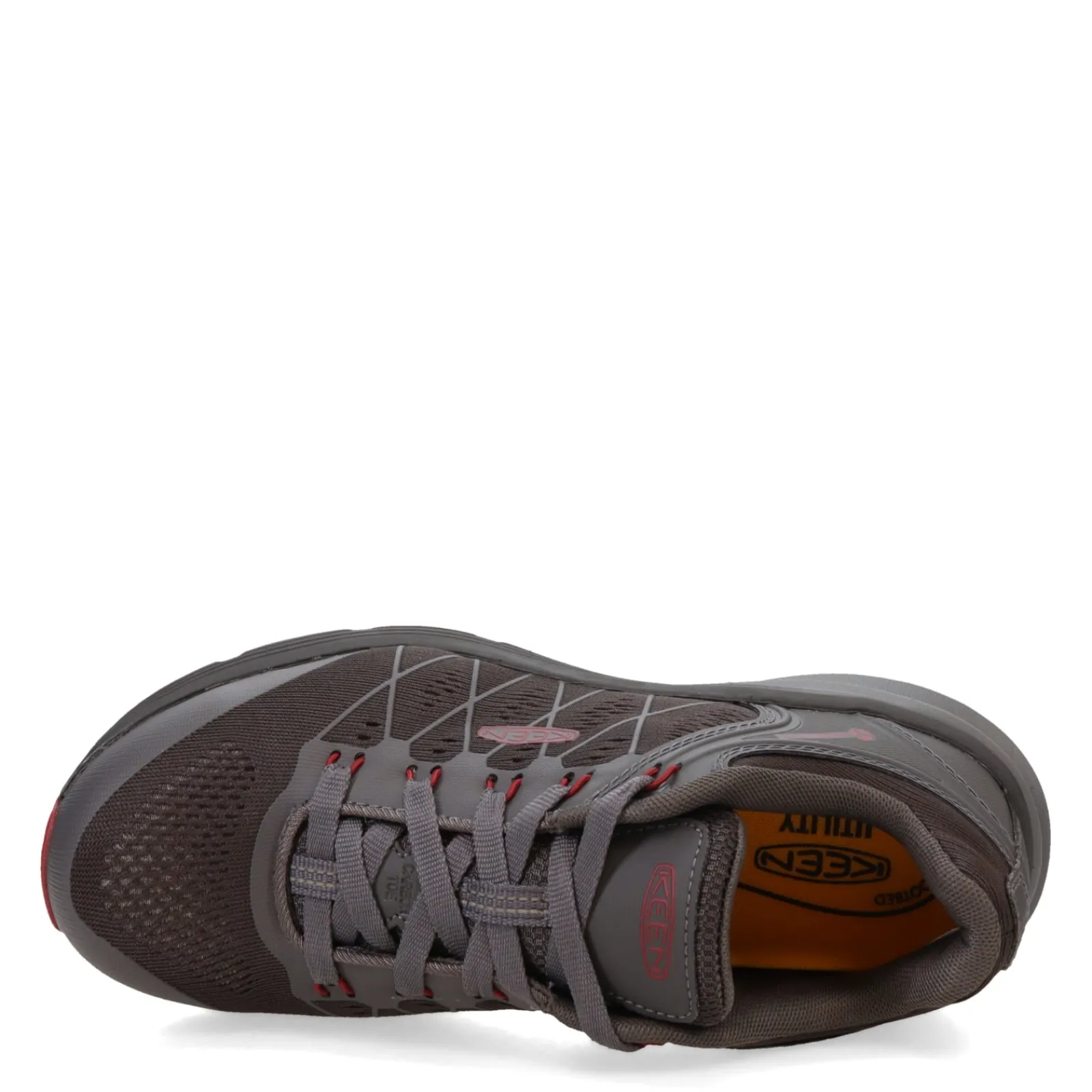 KEEN Utility Work & Safety|Women's , Vista Energy CT Waterproof Work Shoe Magnet/Rhubarb