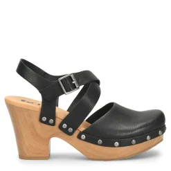 Korks Sandals|Women's , Abloom Clog Black