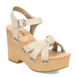 Korks Pumps & Heels|Women's , Dawson Sandal Off White
