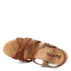 Korks Wedges|Women's , Dawson Sandal Brown
