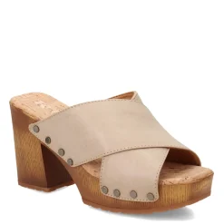 Korks Pumps & Heels|Women's , Lynda Sandal Natural