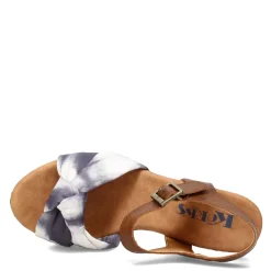 Korks Sandals|Women's , Natalia Sandal Tan Blue