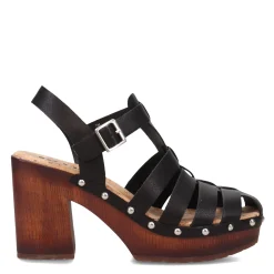Korks Clogs & Mules|Women's , Whitney Platform Sandal Black
