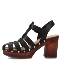 Korks Clogs & Mules|Women's , Whitney Platform Sandal Black