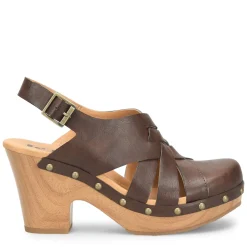Korks Pumps & Heels|Women's , Wynne Clog Brown
