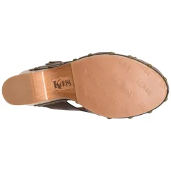 Korks Pumps & Heels|Women's , Wynne Clog Brown