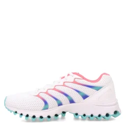 K-Swiss Sneakers & Athletic|Women's , Tubes Comfort 200 Sneaker White/Fluo Pink/Blue Turquoise