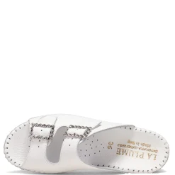 La Plume Sandals|Women's , Jen Sandal White Rhinestone