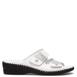 La Plume Sandals|Women's , Jessica Sandal White