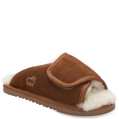 Lamo Slippers|Women's , APMA Slide Wrap Slipper - Wide Width Chestnut