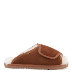 Lamo Slippers|Women's , APMA Slide Wrap Slipper - Wide Width Chestnut