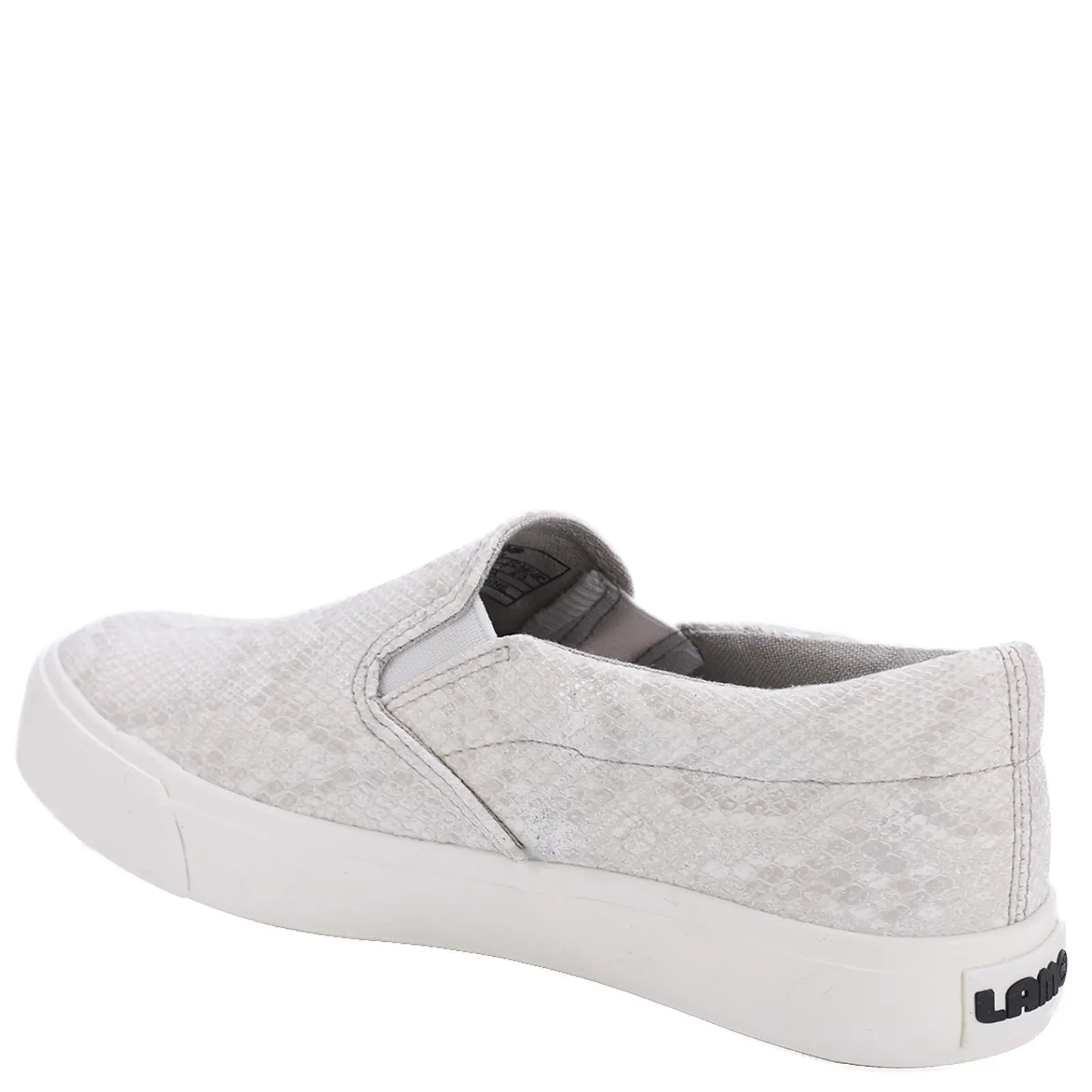 Lamo Slip-On Shoes|Women's , Piper Slip-On White Snake
