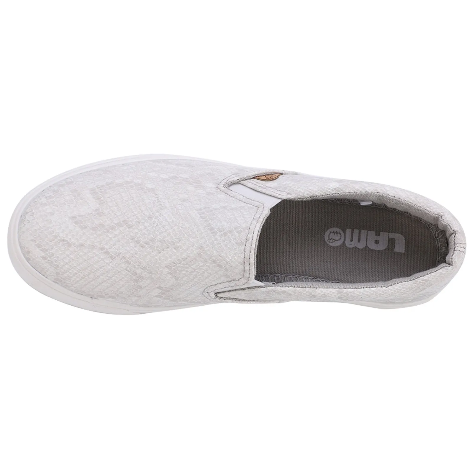 Lamo Slip-On Shoes|Women's , Piper Slip-On White Snake