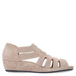 L'Amour Des Pieds Sandals|Women's , Bayla Sandal Taupe Suede