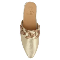 L'Amour Des Pieds Flats|Women's , Baruna Mule Gold/Bronze