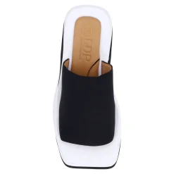 L'Amour Des Pieds Sandals|Women's , Emiko Sandal Black White