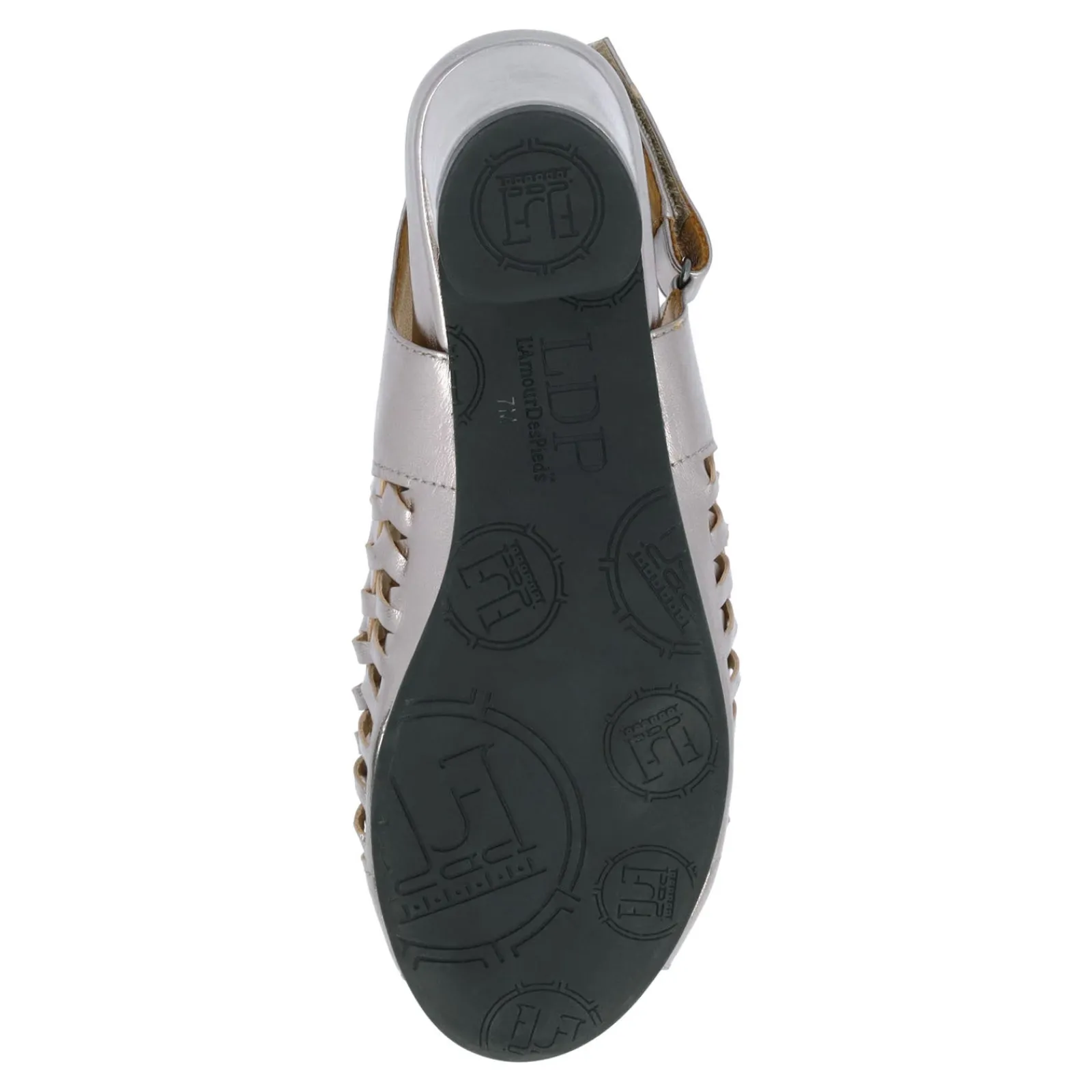 L'Amour Des Pieds Sandals|Women's , Myrina Sandal Champagne