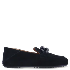 L'Amour Des Pieds Slip-On Shoes|Women's , Yozey Loafer Black Kidsuede