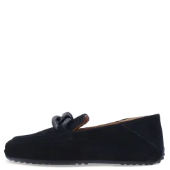 L'Amour Des Pieds Slip-On Shoes|Women's , Yozey Loafer Black Kidsuede