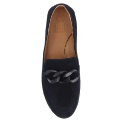 L'Amour Des Pieds Slip-On Shoes|Women's , Yozey Loafer Black Kidsuede