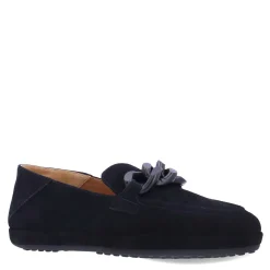 L'Amour Des Pieds Flats|Women's , Yozey Loafer Black Kidsuede