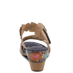 L Artiste Sandals|Women's L'Artiste By Spring Step, Summerfun Sandal Navy Multi