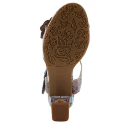 L Artiste Sandals|Women's L'Artiste By Spring Step, Breakaway Sandal Grey Multi