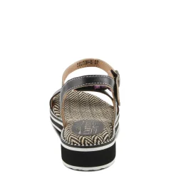 L Artiste Sandals|Women's L'Artiste By Spring Step Tilton Wedge Sandal Black