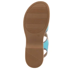 L Artiste Sandals|Women's L'Artiste By Spring Step Kenna Sandal Sky Blue Multi