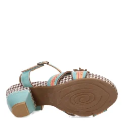 L Artiste Sandals|Women's L'Artiste by Spring Step, Astarr Sandal Sky Blue Multi