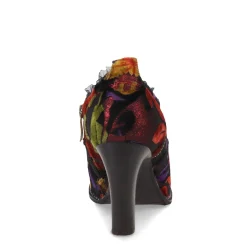 L Artiste Boots|Women's L'Artiste By Spring Step, Pritz Shootie Bordeaux Multi