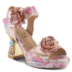 L Artiste Pumps & Heels|Women's L'Artiste By Spring Step, Smashing Sandal Pink Multi