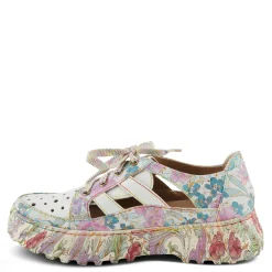 L Artiste Sneakers & Athletic|Women's L'Artiste by Spring Step, Bodes Sneaker White Multi