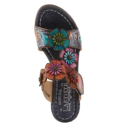 L Artiste Pumps & Heels|Women's L'Artiste By Spring Step, Summerfun Sandal Navy Multi