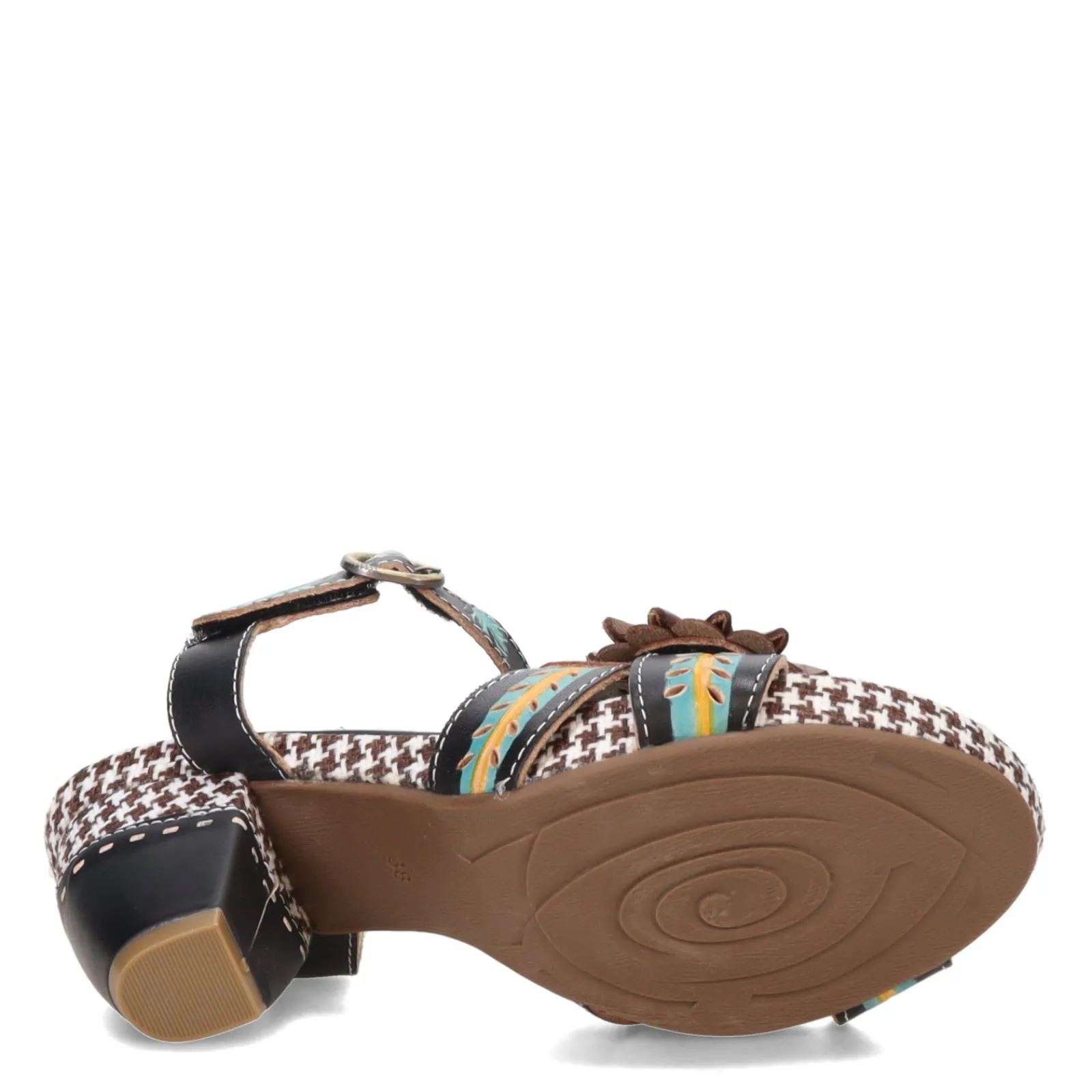 L Artiste Pumps & Heels|Women's L'Artiste by Spring Step, Astarr Sandal Black Multi