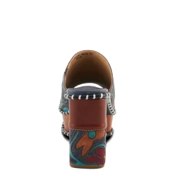 L Artiste Pumps & Heels|Women's L'Artiste By Spring Step, Colossal Sandal Blue Multi