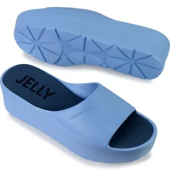Lemon Jelly Sandals|Women's , Sunny Slide Sandal Baby Blue